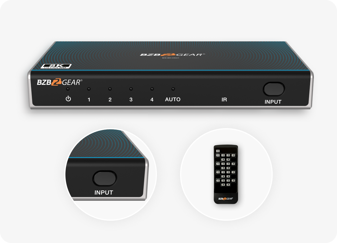 Front Panel and Remote