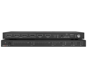 4x2 4K UHD HDMI Matrix Switcher with Audio/Downscaling Support