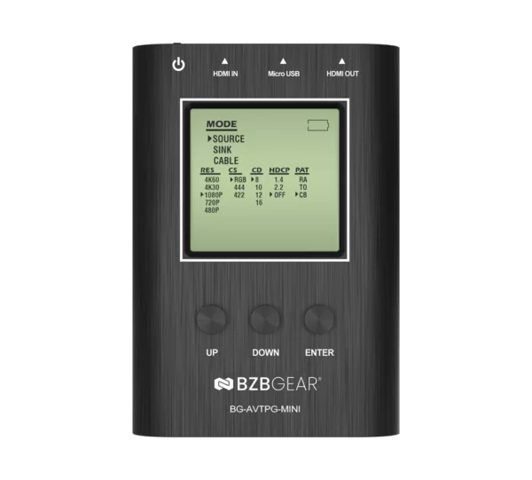 4K/1080P HDMI 2.0 18Gbps Portable Signal Test Generator and Analyzer