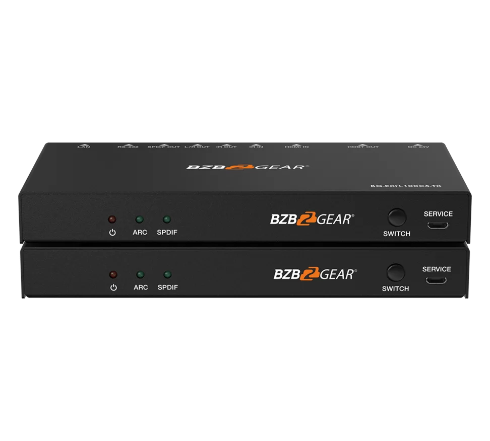 4K UHD HDMI HDBaseT Extender with IR/ARC/PoC/RS-232/Ethernet and Audio Embedding/De-embedding up to 330ft