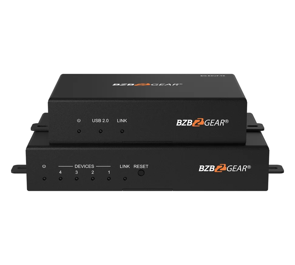 4-Port USB 2.0/3.0/3.1 SuperSpeed Extender Over Fiber Optic Cable
