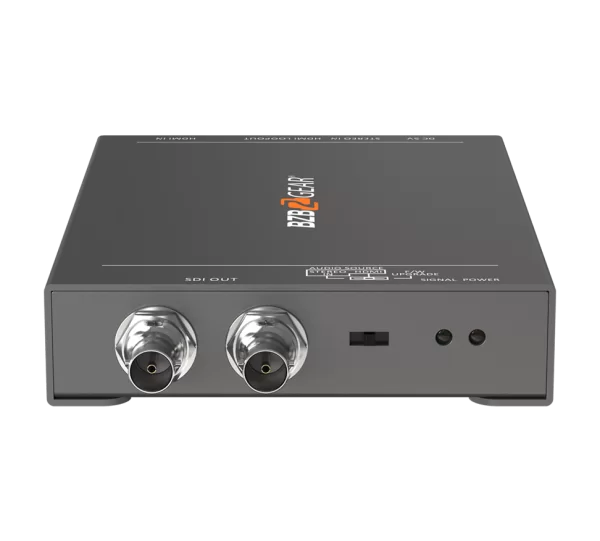 4K UHD HDMI 2.0 to 12G-SDI Converter with HDMI Loop-out and Audio Embedding