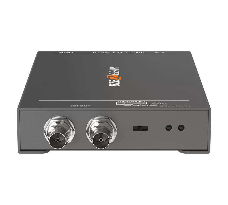 4K UHD HDMI 2.0 to 12G-SDI Converter with HDMI Loop-out and Audio Embedding