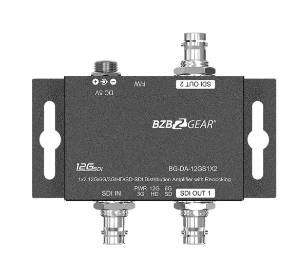 4K UHD 12G-SDI 1x2 Splitter/Distribution Amplifier