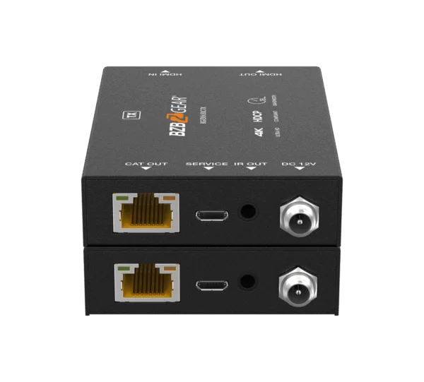 4K UHD HDMI Extender with Bi-directional IR over a Single Cat5e/6/7 up to 165ft