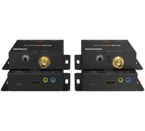 4K UHD HDMI Extender Over Single Coax Cable with Bi-directional IR