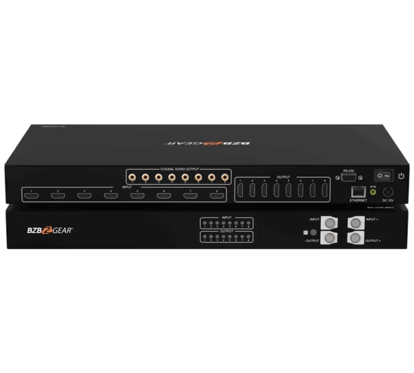8x8 4K UHD HDMI 18Gbps Matrix with Audio Extraction/ARC/Downscaling Support