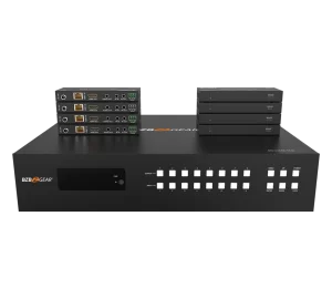 8x8 4K UHD 18Gpbs HDMI Matrix Switcher Over HDBaseT with Bi-directional IR/Advance EDID and Downscaling