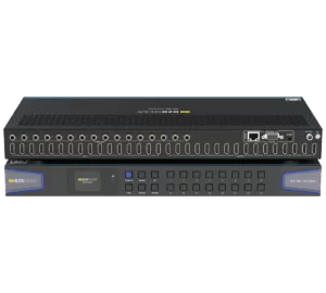 16x16 8K UHD HDMI 2.1 Matrix Switcher with Auto Downscalling/Audio De-Embedding (8K60/4K120 4:4:4 and VRR/FVA/ALLM Support)