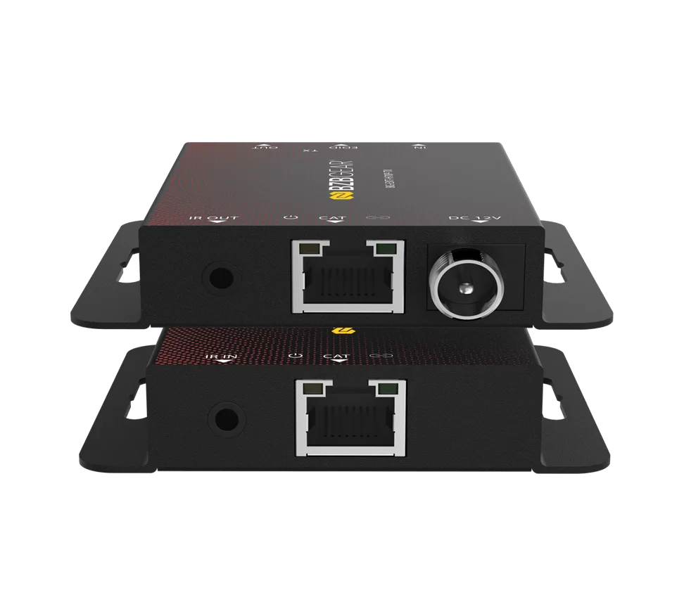 4K UHD HDMI Extender Over Cat5e/6 with PoC/IR/HDMI Loop Out up to 131ft for 4K30