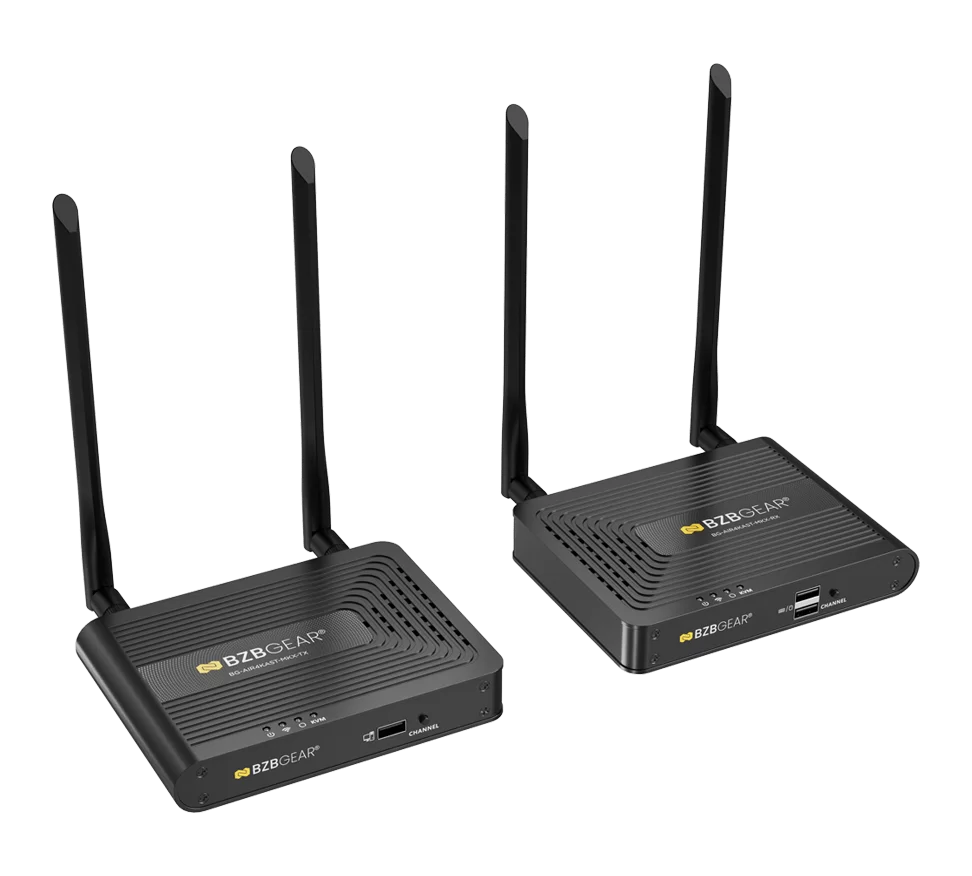 4K60 UHD Wireless HDMI Extender Kit with Multi-Receiver Support (Up to 4 Receivers)