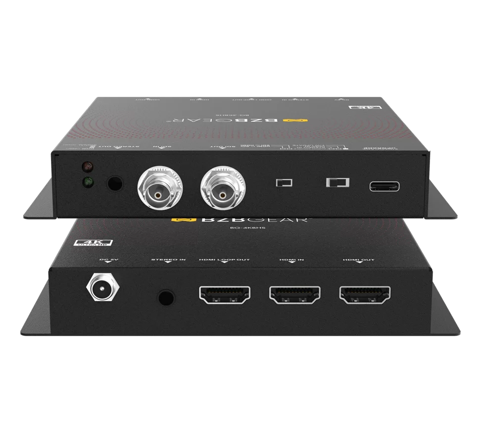 12G/6G/3G/HD-SDI & HDMI 2.0 Bi-Directional Converter with Audio Embedding and Extraction
