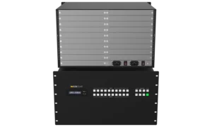 36x36 Modular Seamless 4K60 Matrix Switcher with Video Wall and Control System Chassis (No Cards) (BG-MC-3636M)
