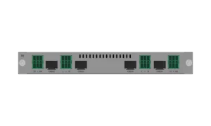 4-Ch FHD 60Hz Fiber Input Card with Seamless Switching, Audio Embedding, RS232 and SFP Module up to 10KM (BG-MC-IN-FIBER-2K)