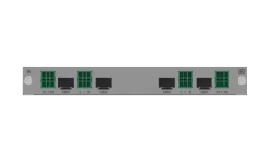 4-Ch UHD 4K Fiber Input Card, with Seamless Switching, Audio Embedding, RS232 and SFP Module upto 10KM (BG-MC-IN-FIBER-4K)