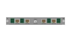 4-Ch UHD 4K HDBaseT 100M 18Gbps Input Card with Seamless Switching, Audio Embedding & RS232 (BG-MC-IN-HDBT100-4K)