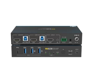 8K UHD HDMI 2.1 2x1 KVM Switch with USB 3.0/Hotkey Switching/IR Control
