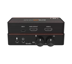 USB-C 4K60 Video Capture Card Box with Scaler/HDMI 2.0 Loop Out/Audio/HDR10 to SDR Conversion Support