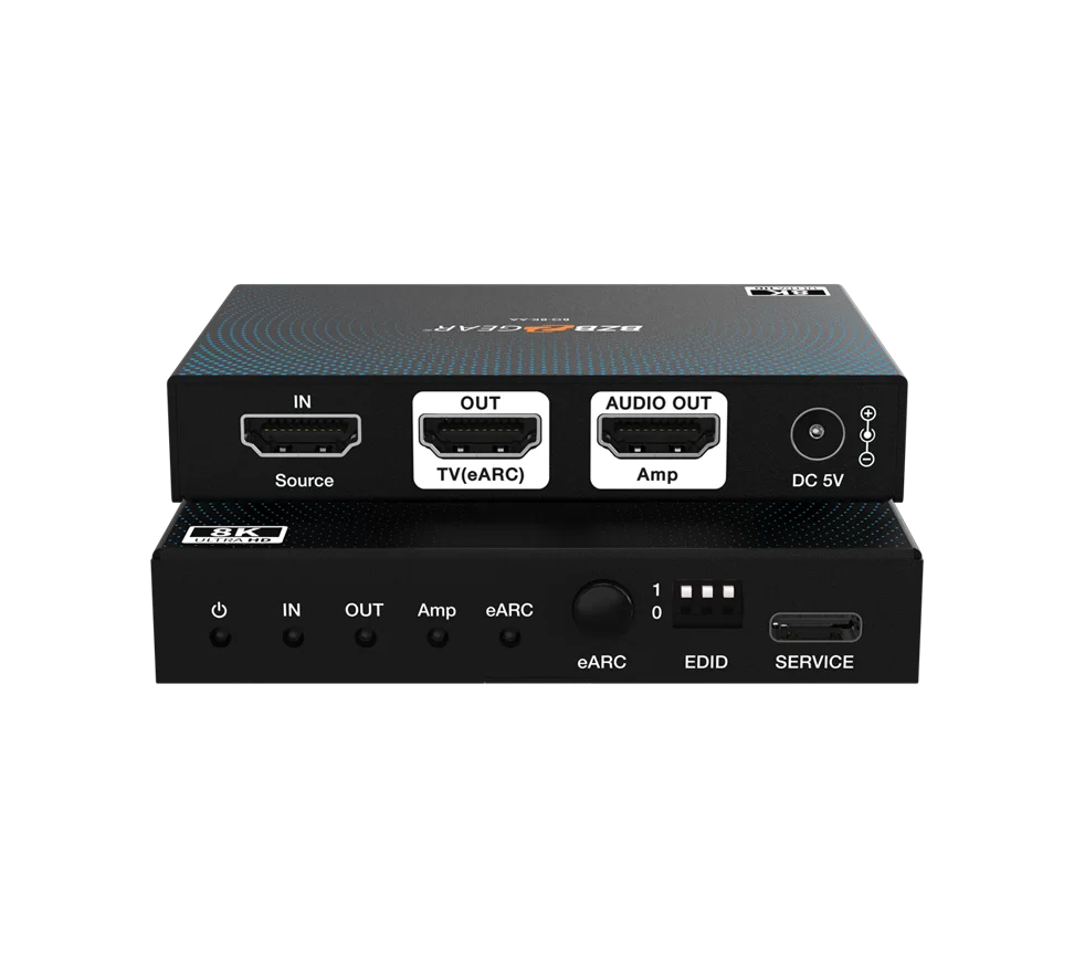 8K60 HDMI 2.1 eARC Audio to Amplifier Converter/Adapter
