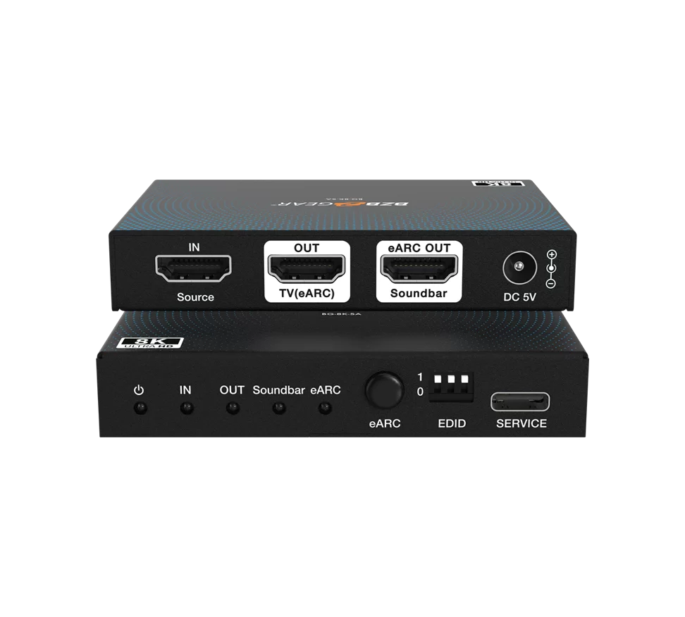 8K60 HDMI 2.1 eARC Audio to Soundbar Converter/Adapter