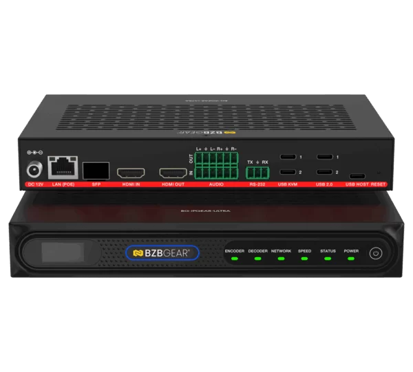 4K UHD HDMI 2.0 Over IP Multicast Transceiver with Seamless Matrix Switching/Video Wall/MultiView/KVM/USB 2.0/POE Support