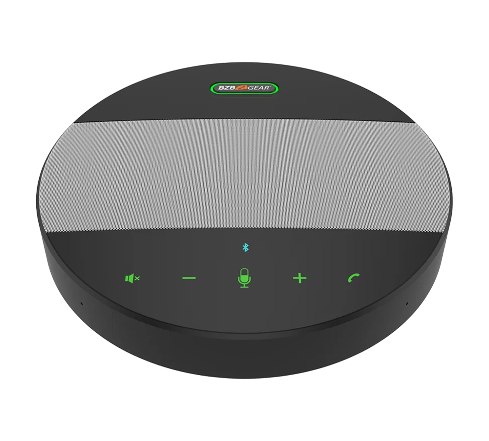 USB/Bluetooth Wireless Desktop Conference Speakerphone with 360 Audio Pickup up to 20ft