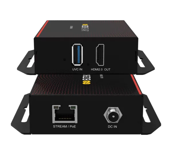 IP/UVC to HDMI 2.0 POE Decoder Supports H.264/H.265/AVC