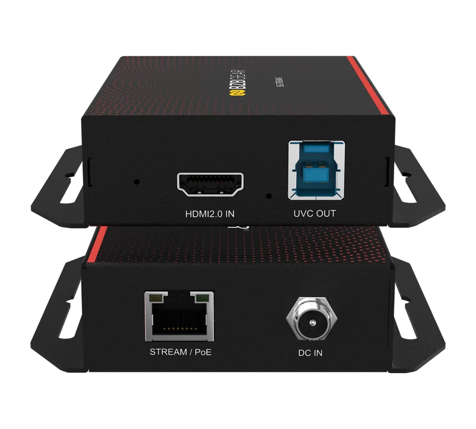 HDMI to IP/UVC POE Encoder Supports H.264/H.265/AVC